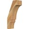 Ekena Millwork 6"W x 10"D x 22"H Balboa Rough Sawn Knee Brace, Western Red Cedar BRC06X10X22BOA00RWR - alternate 1